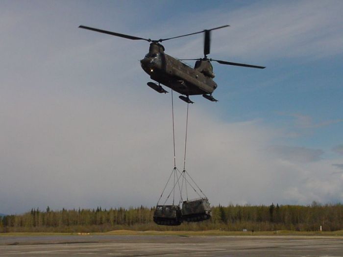 Boeing CH-47D helicopter - Alaska.