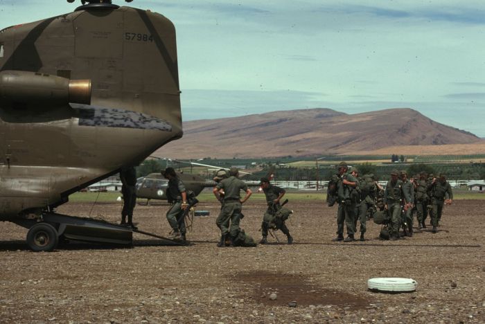 65-07984 in the Yakima Firing Center during the Washington Army Reserve's Annual Summer Training, August 1974.