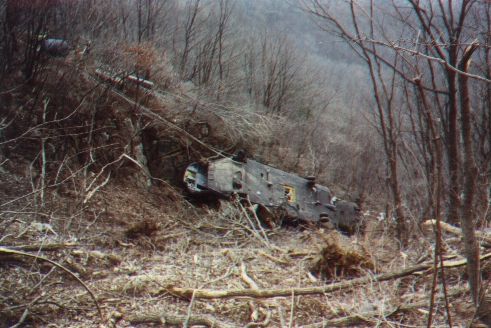 Boeing CH-47D Chinook helicopter 88-00092, a crash in Korea.