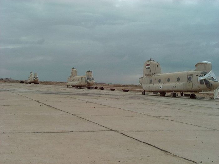 Egyptian CH-47C Chinook.