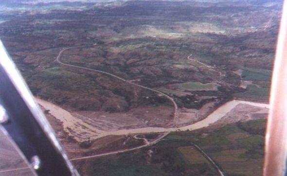 The rivers cut almost all of the bridges throughout the country...